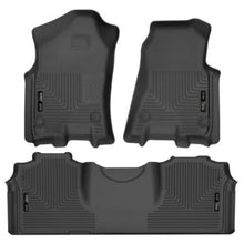 Load image into Gallery viewer, Husky Liners 19-21 RAM 2500/3500 Mega Cab Weatherbeater Front and 2nd Seat Floor Liners - Black Floor Mats - Rubber Husky Liners