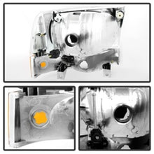 Load image into Gallery viewer, Xtune Ford F250/350/450 Superduty 99-04 Crystal Headlights w/ Bumper Lights HD-JH-FF25099-AM-C Headlights SPYDER