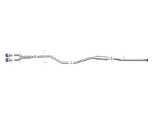 Load image into Gallery viewer, aFe Takeda 2.5in 304 SS Cat-Back Exhaust System w/ Blue Tips 17-20 Honda Civic Si Sedan I4 1.5L Catback aFe