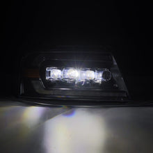 Load image into Gallery viewer, AlphaRex 04-08 Ford F-150 (No 2004 Heritage) NOVA-Series LED Proj HL Alpha-Blk w/Actv Lgt / Seq. Sig Headlights AlphaRex