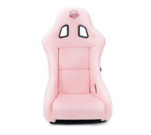Load image into Gallery viewer, NRG FRP Bucket Seat Prisma Edition w/ Pearlized Back and Pink Alcantara (Medium) Race Seats NRG