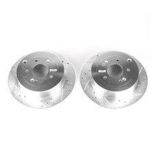 Load image into Gallery viewer, Power Stop 07-09 Hyundai Santa Fe Rear Evolution Drilled & Slotted Rotors - Pair Brake Rotors - Slot & Drilled PowerStop