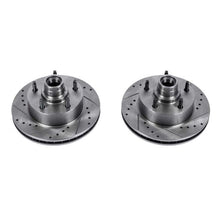 Load image into Gallery viewer, Power Stop 2003 Ford E-150 Front Evolution Drilled & Slotted Rotors - Pair Brake Rotors - Slot & Drilled PowerStop