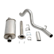 Load image into Gallery viewer, JBA 04-06 Jeep Wrangler LJ 2.4L/4.0L 304SS Single Rear Exit Cat-Back Exhaust Catback JBA