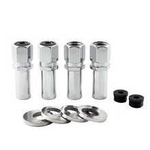 Load image into Gallery viewer, McGard Hex Lug Nut (Drag Racing X-Long Shank) 1/2-20 / 13/16 Hex / 2.475in. Length (4-Pack) - Chrome Lug Nuts McGard