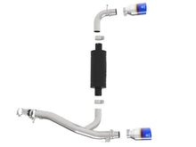 Load image into Gallery viewer, aFe Takeda 3in 304 SS Axle-Back Exhaust System w/ Blue Flame Tip 16-18 Ford Focus RS 2.3L (t) Axle Back aFe