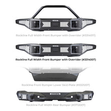 Load image into Gallery viewer, Go Rhino 21-24 Ford Bronco (2 and 4 Door) Rockline Full Width Bumper Bumpers - Steel Go Rhino