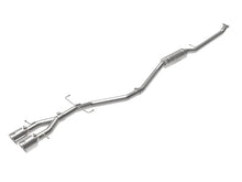 Load image into Gallery viewer, aFe Takeda 2.5in 304SS Cat-Back Exhaust System 17-20 Honda Civic SI Coupe L4-1.5L (t) - Polished Tip Catback aFe