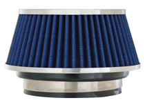 Load image into Gallery viewer, Spectre Adjustable Conical Air Filter 2-1/2in. Tall (Fits 3in. / 3-1/2in. / 4in. Tubes) - Blue Air Filters - Universal Fit Spectre