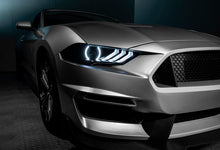 Load image into Gallery viewer, Oracle Lighting 18-23 Ford Mustang Dynamic ColorSHIFT LED Headlights - Black Series SEE WARRANTY Headlights ORACLE Lighting