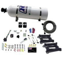 Load image into Gallery viewer, Nitrous Express Dual Holley/Gasoline Nitrous Kit (100-500HP) w/15lb Bottle Nitrous Systems Nitrous Express