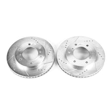 Load image into Gallery viewer, Power Stop 00-06 Mitsubishi Montero Front Evolution Drilled & Slotted Rotors - Pair Brake Rotors - Slot & Drilled PowerStop