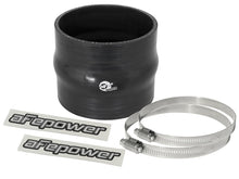 Load image into Gallery viewer, aFe Magnum FORCE Silicone Replacement Coupling Kit 3.5in ID x 3in Length Straight Coupler w/ Hump Air Intake Components aFe