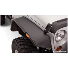 Load image into Gallery viewer, Bushwacker 07-18 Jeep Wrangler Flat Style Flares 4pc Fits 2-Door Sport Utility Only - Black Fender Flares Bushwacker
