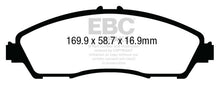 Load image into Gallery viewer, EBC 14+ Acura MDX 3.5 Yellowstuff Front Brake Pads Brake Pads - Performance EBC
