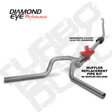 Load image into Gallery viewer, Diamond Eye KIT 4in TB MFLR RPLCMENT PIPEDUALALUM94-97 5 7 3L F250/F350 PWRSTROKE NFS Turbo Back Diamond Eye Performance
