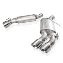 Load image into Gallery viewer, Stainless Works 2016+ Chevy Camaro SS 3in Redline Factory Connect Axle Back w/Valve & 4in Quad Tips Axle Back Stainless Works