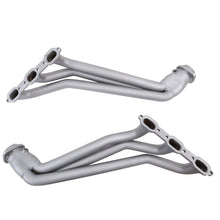 Load image into Gallery viewer, BBK 05-10 Dodge Challenger V6 Long Tube Exhaust Headers And Y Pipe And Converters - 1-5/8 Chrome Headers & Manifolds BBK
