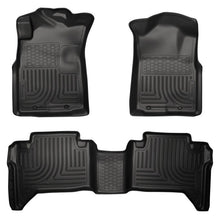 Load image into Gallery viewer, Husky Liners 05-13 Toyota Tacoma WeatherBeater Combo Black Floor Liners Floor Mats - Rubber Husky Liners