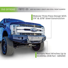 Load image into Gallery viewer, DV8 Offroad 2017+ Ford F-250/F-350/F-450 Front Bumper Bumpers - Steel DV8 Offroad
