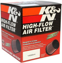 Load image into Gallery viewer, K&N Round Tapered Universal Air Filter 4in Flange ID x 5.375 Base OD x 4in Top OD x 6.5in H Air Filters - Universal Fit K&N Engineering