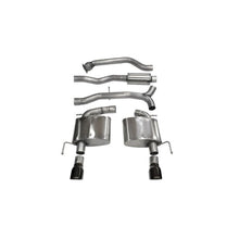 Load image into Gallery viewer, Corsa 2013-2019 Cadillac ATS Sedan 2.0L A/T Black Sport Dual Rear Cat-Back Exhaust Catback CORSA Performance