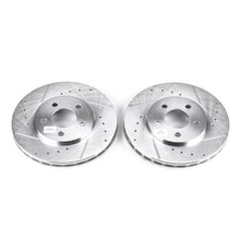 Load image into Gallery viewer, Power Stop 95-00 Chrysler Cirrus Front Evolution Drilled & Slotted Rotors - Pair Brake Rotors - Slot & Drilled PowerStop