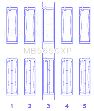 Load image into Gallery viewer, King Ford 370ci/429ci/460ci 16v OHV Crankshaft Main Bearing Set (Set of 5) Bearings King Engine Bearings