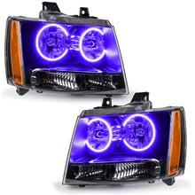 Load image into Gallery viewer, Oracle Lighting 07-14 Chevrolet Tahoe Pre-Assembled LED Halo Headlights -UV/Purple Headlights ORACLE Lighting