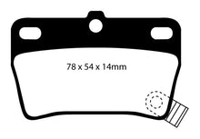 Load image into Gallery viewer, EBC 03-05 Toyota RAV 4 2.4 Greenstuff Rear Brake Pads Brake Pads - Performance EBC