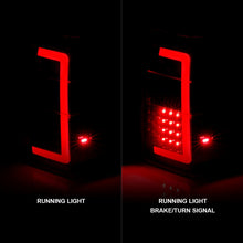 Load image into Gallery viewer, ANZO 07-17 Ford Expedition LED Taillights w/ Light Bar Black Housing Smoke Lens Tail Lights ANZO