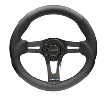 Load image into Gallery viewer, NRG Reinforced Steering Wheel (320mm) w/Carbon Center Spoke Steering Wheels NRG