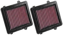 Load image into Gallery viewer, K&N 16-17 Honda CRF1000L Africa Twin 998 Replacement Drop In Air Filter (2 Per Box) Air Filters - Drop In K&N Engineering