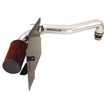 Load image into Gallery viewer, Spectre 97-02 Jeep Wrangler L4-2.5L F/I Air Intake Kit - Polished w/Red Filter Cold Air Intakes Spectre