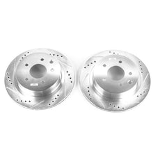 Load image into Gallery viewer, Power Stop 03-05 Infiniti G35 Rear Evolution Drilled & Slotted Rotors - Pair Brake Rotors - Slot & Drilled PowerStop