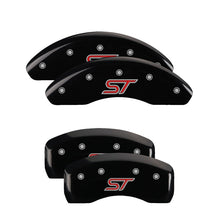 Load image into Gallery viewer, MGP 4 Caliper Covers Engraved Front & Rear ST Black finish silver ch Caliper Covers MGP