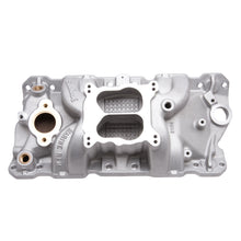 Load image into Gallery viewer, Edelbrock Manifold SBC 23-Degree Marine RPM 1987-1995 w/ Brass Intake Manifolds Edelbrock