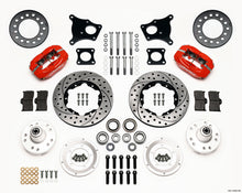 Load image into Gallery viewer, Wilwood Forged Dynalite Front Kit 11.00in Drill-Red AMC 71-76 OE Disc w/o Bendix Brakes Big Brake Kits Wilwood