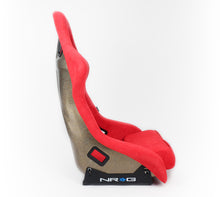 Load image into Gallery viewer, NRG FRP Bucket Seat ULTRA Edition - Large (Red Alcantara/Gold Glitter Back) Race Seats NRG