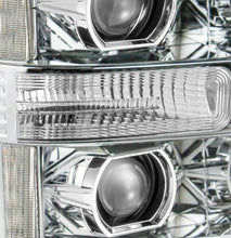 Load image into Gallery viewer, AlphaRex 11-16 Ford F-250 SD PRO-Series Projector Headlights Plank Style Design Chrome w/Seq Signal Headlights AlphaRex