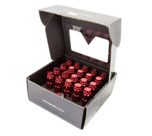 Load image into Gallery viewer, NRG 700 Series M12 X 1.25 Steel Lug Nut w/Dust Cap Cover Set 21 Pc w/Locks & Lock Socket - Red Lug Nuts NRG