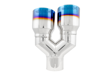 Load image into Gallery viewer, MBRP Universal T304 SS Dual Burnt End Tip 3.5in OD/2.5in Inlet Tips MBRP