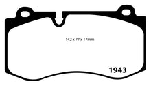 Load image into Gallery viewer, EBC 07-08 Mercedes-Benz CL550 5.5 Yellowstuff Front Brake Pads Brake Pads - Performance EBC