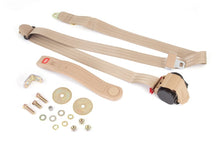 Load image into Gallery viewer, Omix 3-Point Seatbelt Tan 76-83 CJ5 & 87-95(YJ) Seat Belts & Harnesses OMIX