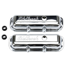 Load image into Gallery viewer, Edelbrock Valve Cover Signature Series Chevrolet 1982-1993 2 8L 60 V6 Chrome Valve Covers Edelbrock