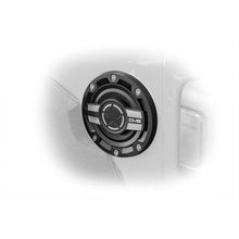 Load image into Gallery viewer, DV8 Offroad 2018+ Jeep JL Aluminum Fuel Door for 20-Pres Wrangler Fuel Caps DV8 Offroad