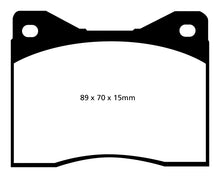 Load image into Gallery viewer, EBC 96-00 Ac Ace 5.0 Greenstuff Front Brake Pads Brake Pads - Performance EBC