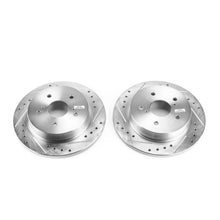Load image into Gallery viewer, Power Stop 10-13 Suzuki Kizashi Rear Evolution Drilled & Slotted Rotors - Pair Brake Rotors - Slot & Drilled PowerStop