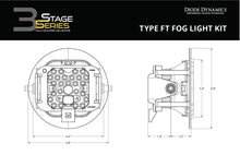 Load image into Gallery viewer, Diode Dynamics SS3 Sport Type FT Kit ABL - Yellow SAE Fog Light Accessories and Wiring Diode Dynamics