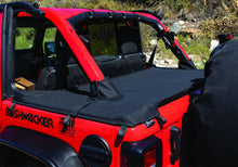 Load image into Gallery viewer, Rampage 2018-2022 Jeep Wrangler(JL) 4-Door Tonneau Cover w/ Tailgate Bar Kit - Black Diamond Soft Tops Rampage